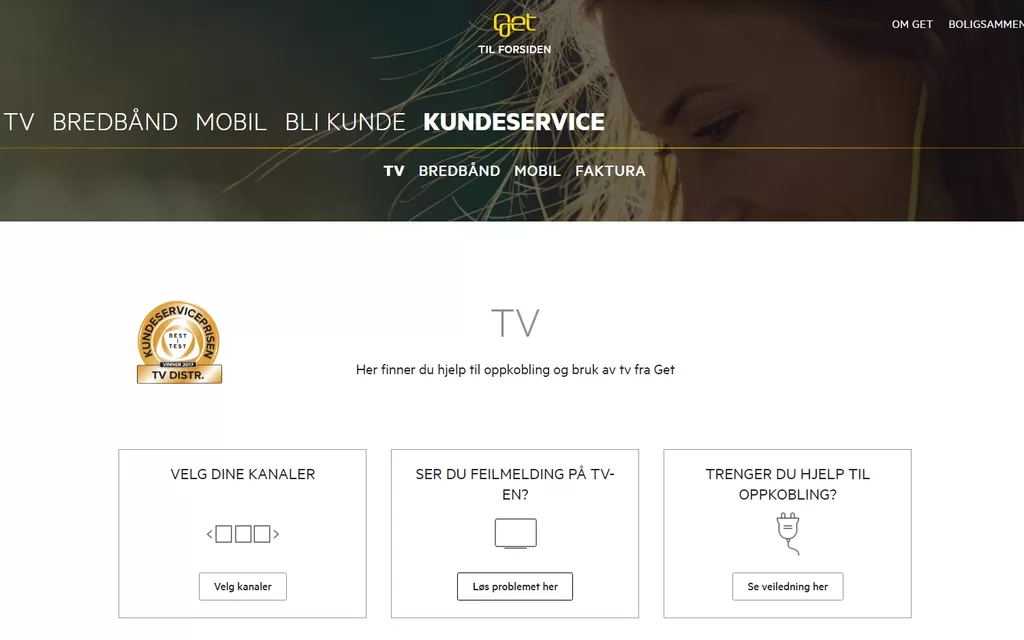 Gets kundeservice fikk pris for TVhjelp FriFagbevegelse