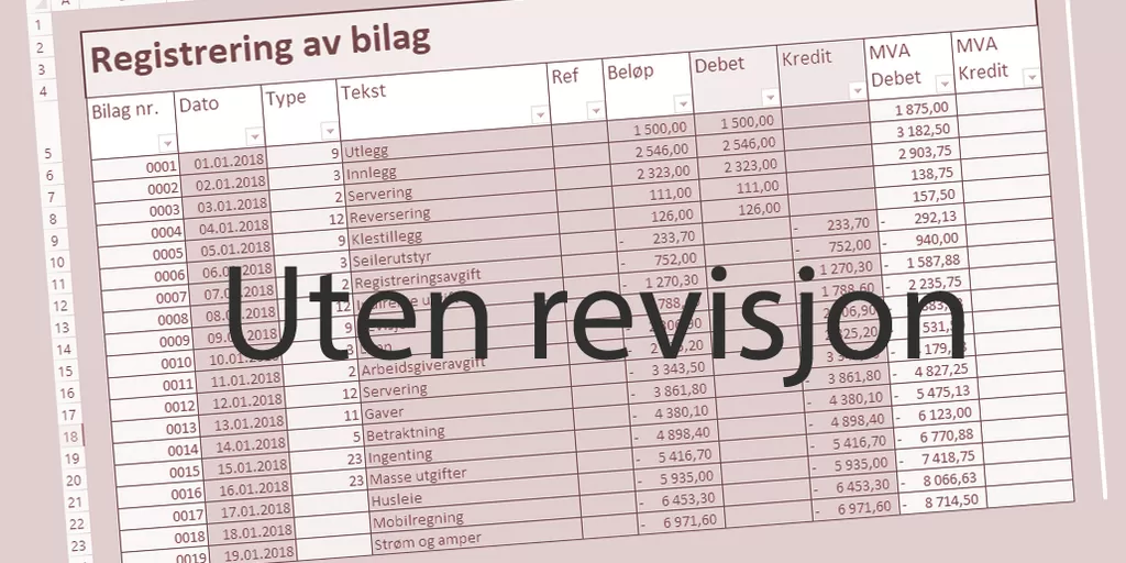 Revisor lønn 2018