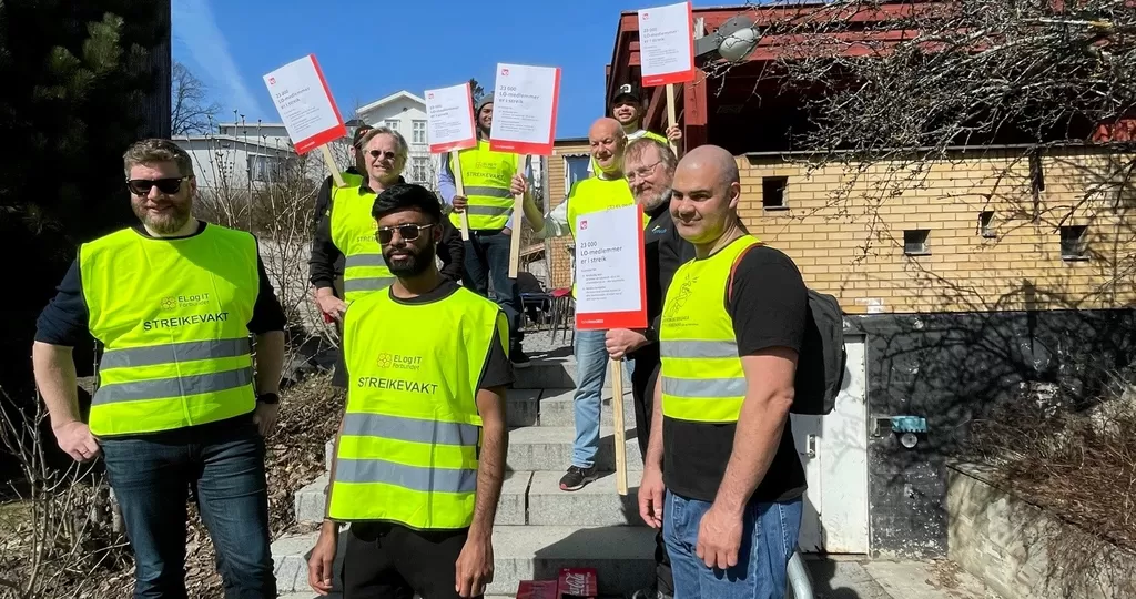God stemning blant streikende elektrikere i Oslo | FriFagbevegelse
